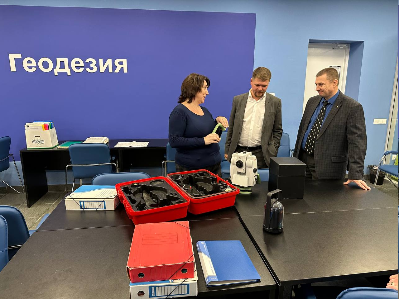 Класс геодезии в Новгородском строительном колледже